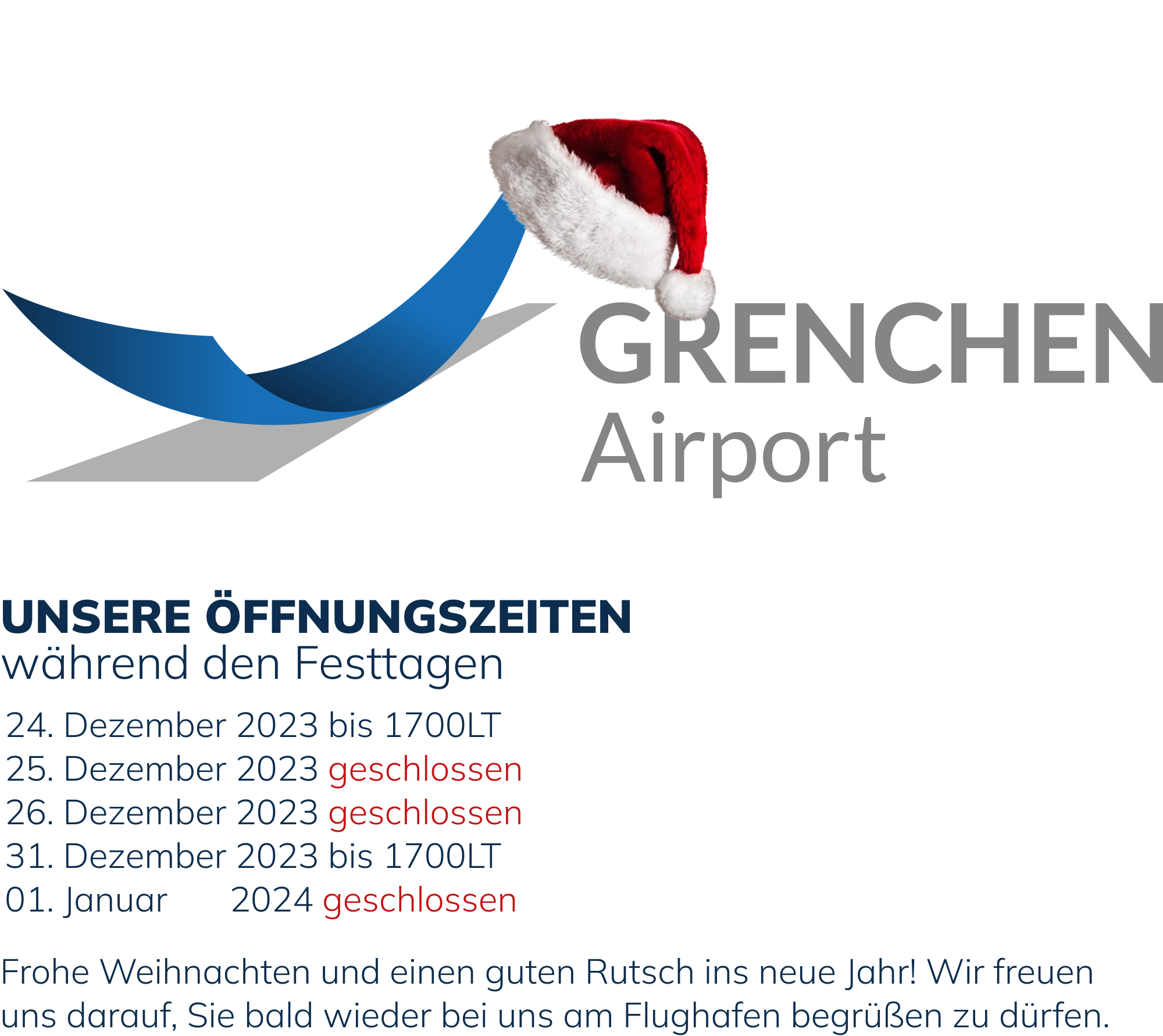 oeffnungszeiten festtage 2023
